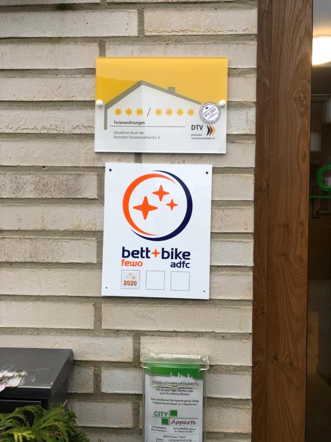 גרונאו City Apparte Exklusiv - Direkt Am Antonius-Hospital - Stilvoll Wohnen Im Herzen Von Gronau מראה חיצוני תמונה